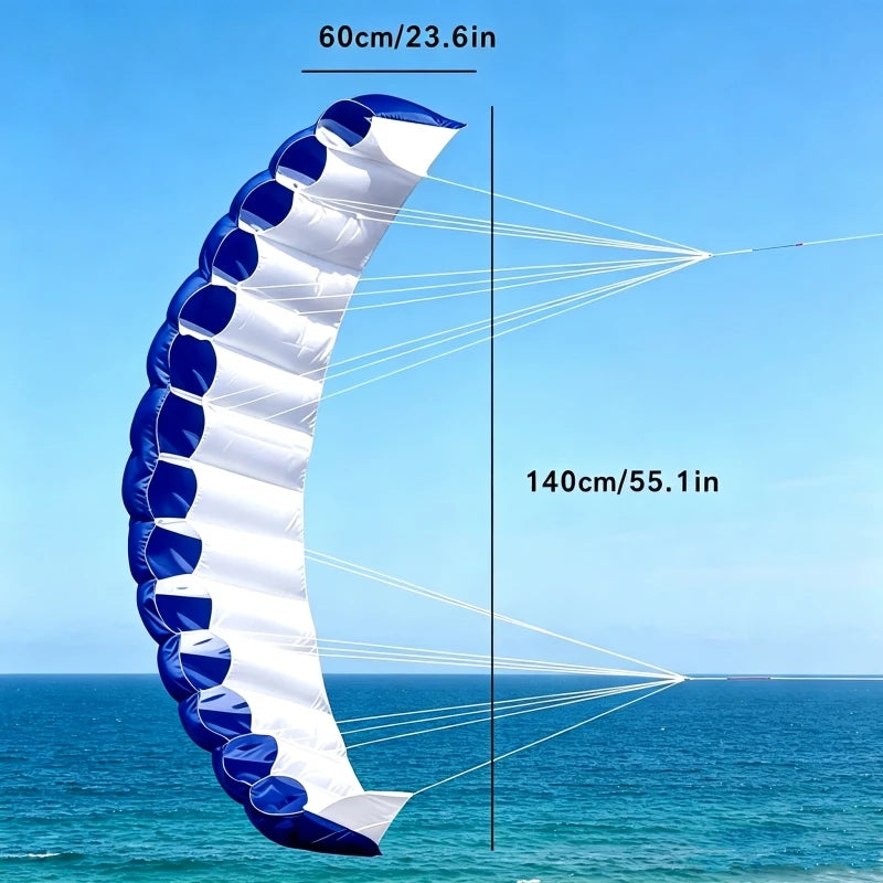 Zweileiner-Matratzendrachen aus Nylon – Lenkbarer Winddrachen für Anfänger, Strand und Sportliche Freizeit im Freien Kaufschwan®