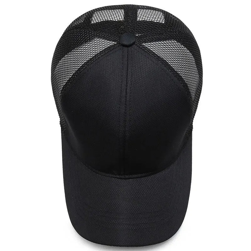 Outdoor Sport Baseballkappe | Herren Sommer Atmungsaktive Mesh-Baseballcap | Leichte Solide Farbe für Freizeit & Outdoor Kaufschwan®