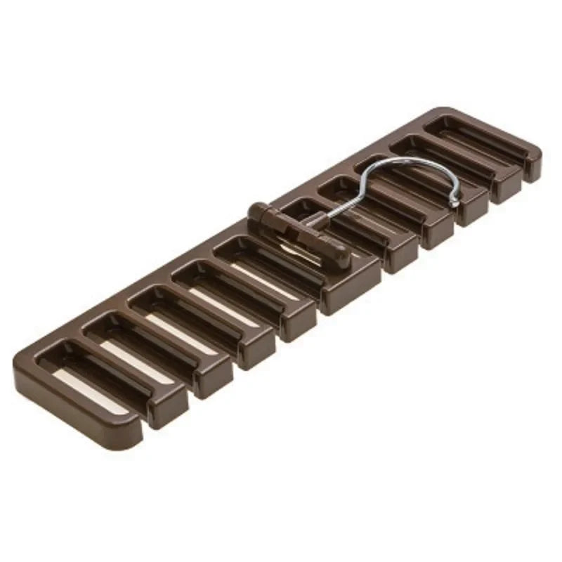 Multifunktionaler Gürtel Organizer – Hängender Krawattenhalter und Kleiderschrank Organizer Kaufschwan® Braun