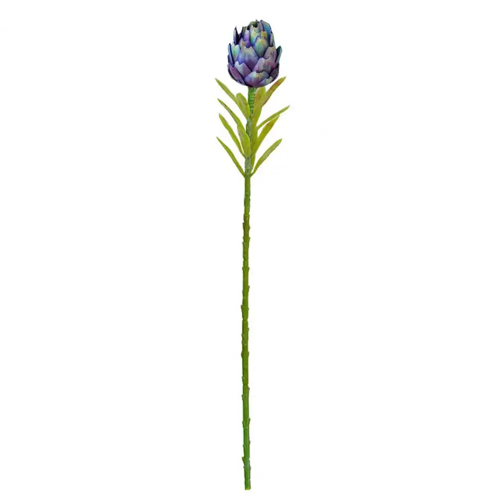 Künstliche Artischocken & Protea Cynaroides – Realistische Kunstblumen für Tischdekoration, Wohnzimmer & Hochzeitsarrangements Kaufschwan® Blau
