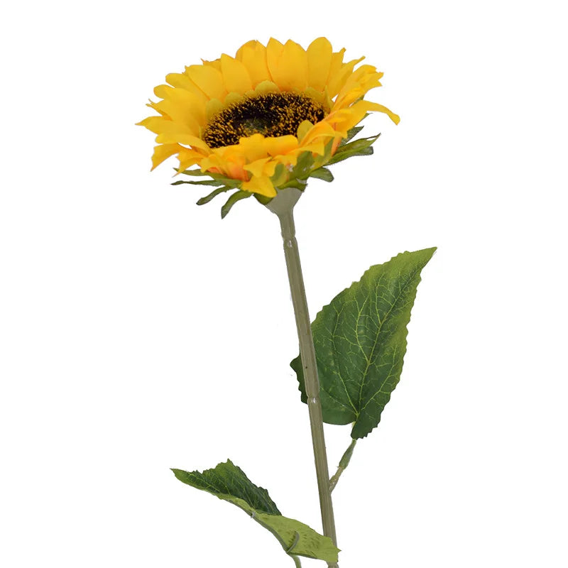 6 Stück Sonnenblumen Künstliche Blumenstrauß – Realistische Herbstdekoration für Garten & Zuhause | Florale Arrangements & Hochzeitsdeko Kaufschwan®