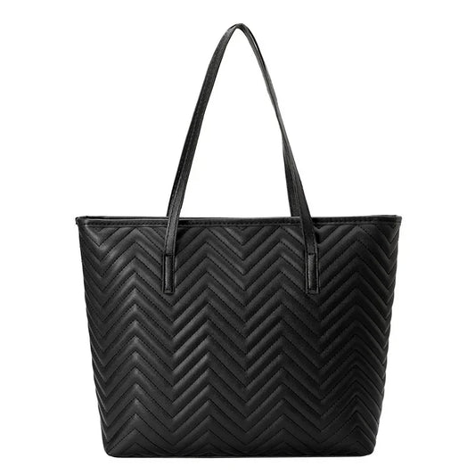 Modische Damenhandtasche mit Besticktem Wellenmuster – Saison Trend Casual Shopping Tasche | Ein-Schulter Tasche mit Weichem Polyesterfutter Kaufschwan®