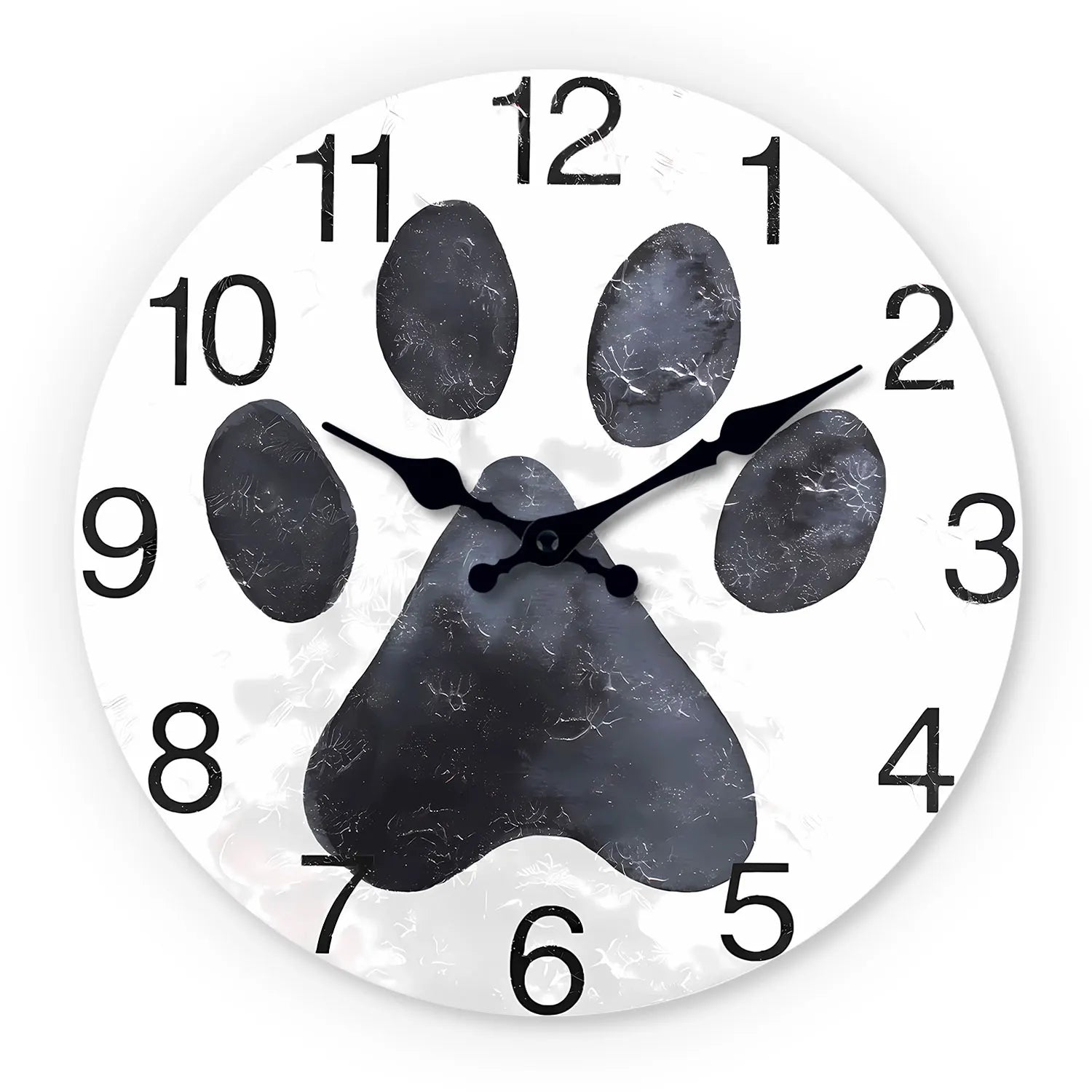 Holz Muster Wanduhr – Leise Quarz Deko Uhr Kaufschwan® 24 Zoll