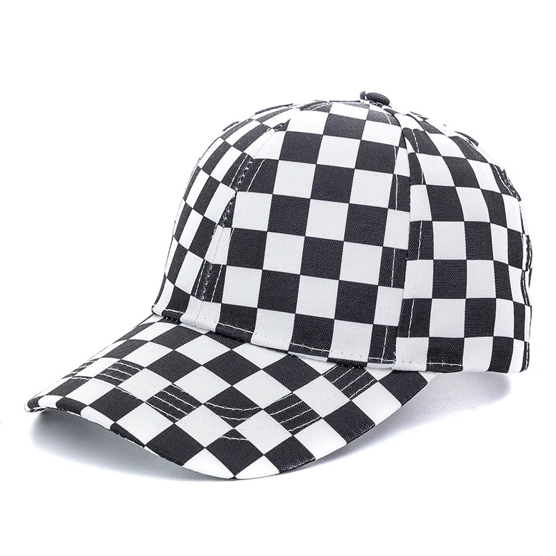 Outdoor Freizeit Regenbogen Kappe | Damen Regenbogen Bunte Baseballkappe | Streetwear Baseballcap Kaufschwan® Kariert 56cm-60cm