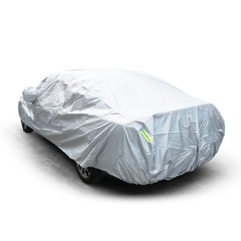 Universelle Autoabdeckung für den Außenbereich – Ganzgarage mit Schutz vor Schnee, Sonne und Staub für Schrägheck, Limousine und SUV Kaufschwan®