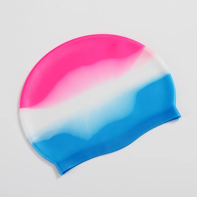 Silikon Schwimmkappe – Wasserdicht & Elastisch | Badehaube für Lange Haare | Unisex Schutzkappe für Schwimmbad & Training Kaufschwan®