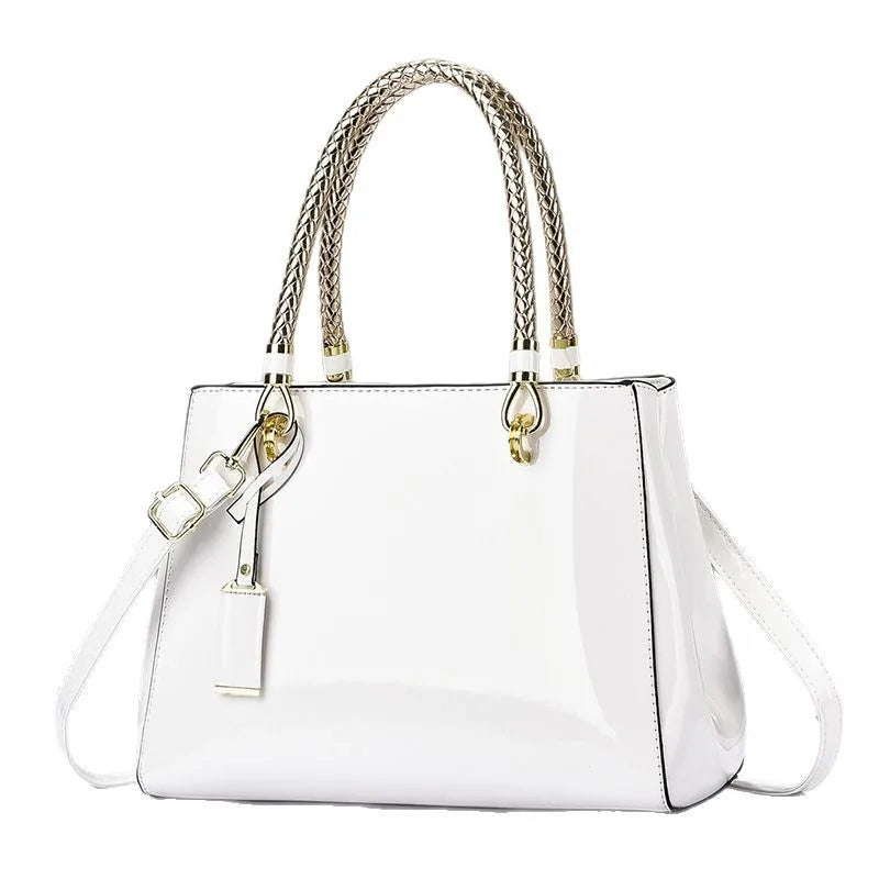 Modische Damen Satchel Handtasche – Neuer Street Trend Leder Crossbody & Schultertasche mit Reißverschluss und Großem Fassungsvermögen Kaufschwan®