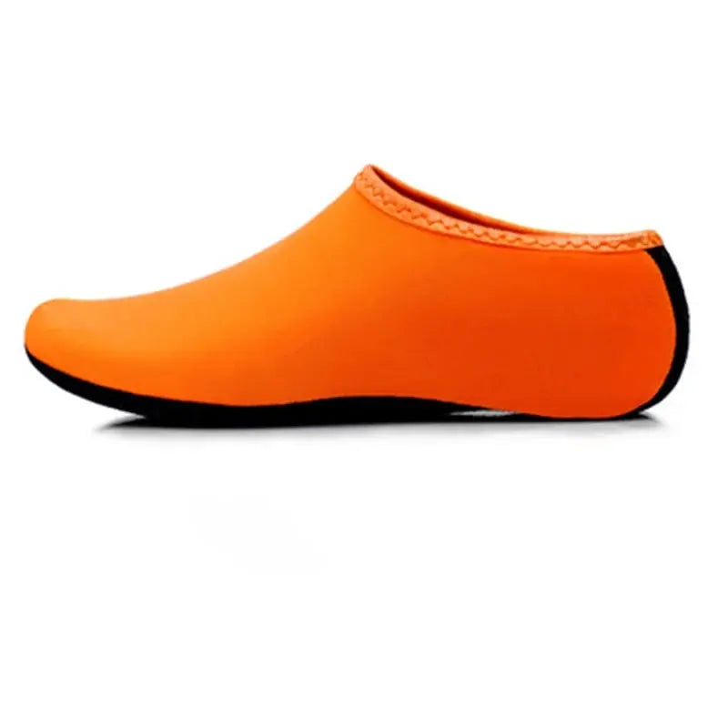 Outdoor Strand / Tauchsocken – Schnelltrocknend mit Schnittschutz & Rutschfester Sohle für Surfen & Schnorcheln Kaufschwan® Orange 40/41