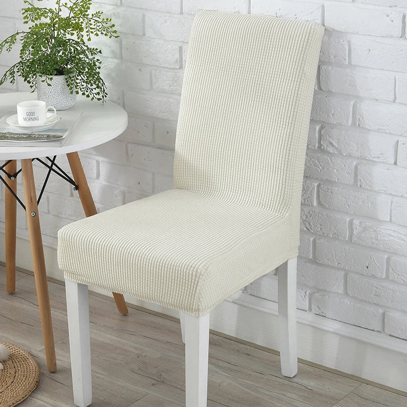 Elastischer Esszimmer Stuhlbezug – Dehnbarer Dicker Jacquard Küchenstuhl Überzug für Esszimmer, Hotel, Hochzeit & Bankett Kaufschwan®