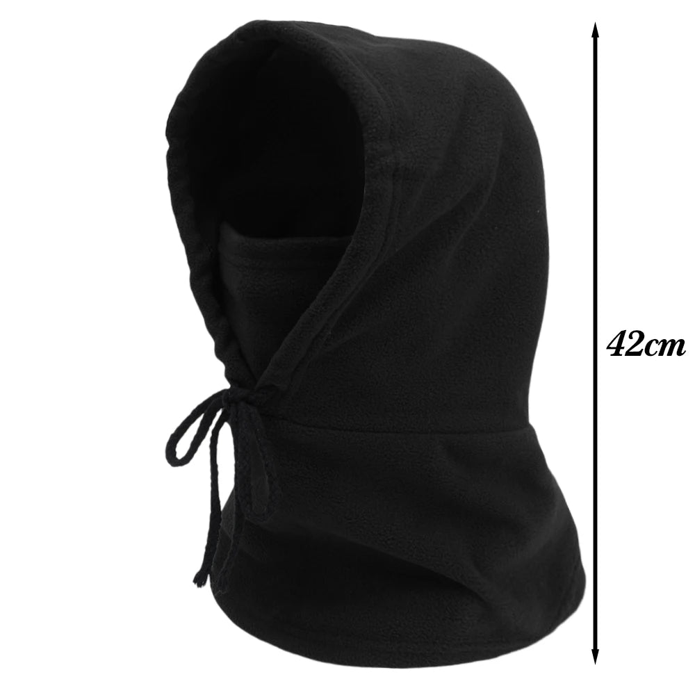 Winter Thermo-Fleece Kapuzenmütze – Winddichte Outdoor Skimaske | Unisex Halswärmer für Damen & Herren beim Radfahren & Wintersport Kaufschwan®