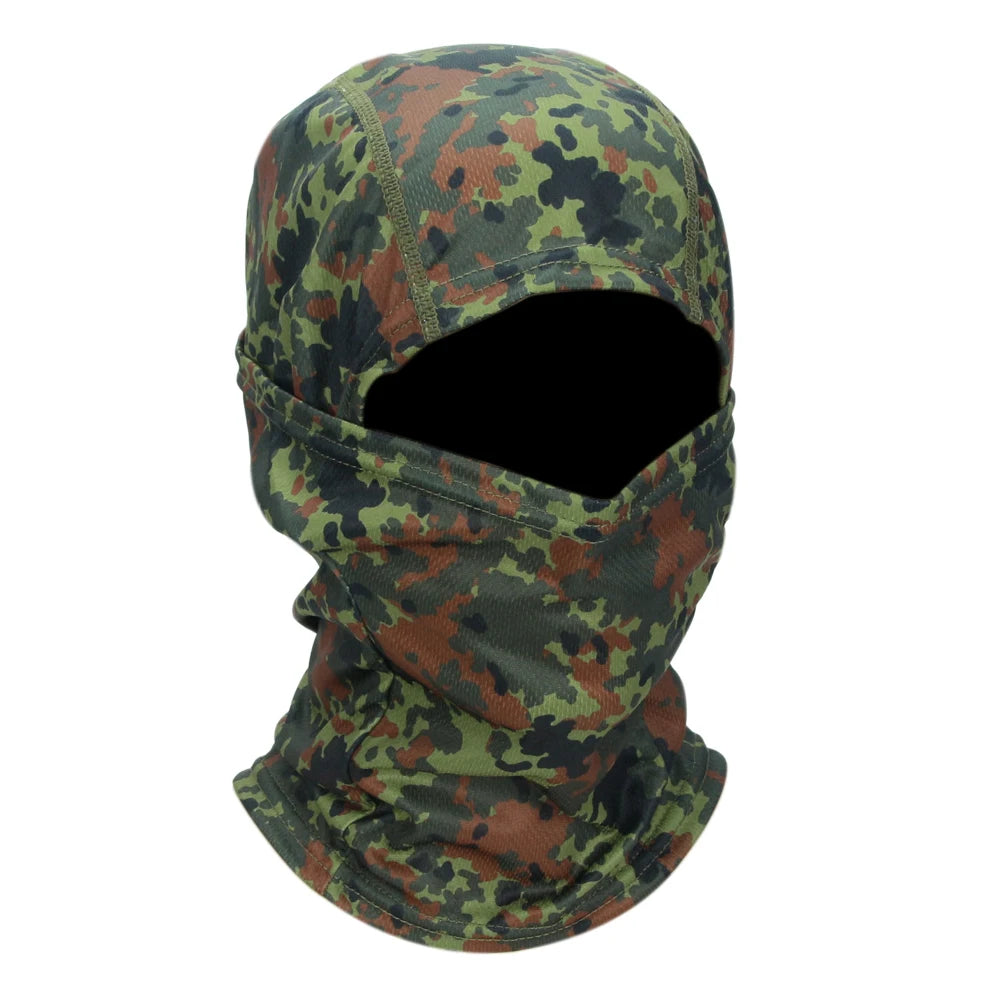 Camouflage Balaclava Mütze – Vollgesichtsmaske für Radfahren & Outdoor Sport | Skimaske Motorrad Helm Unterziehmütze Kaufschwan® Design 10
