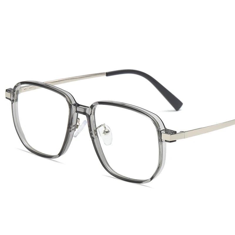 Anti-Blau-Licht Brille – Modische Jelly-Farbige Computerbrille | Blau-Licht-Filter Brille für Büro & Alltag Kaufschwan® Grau