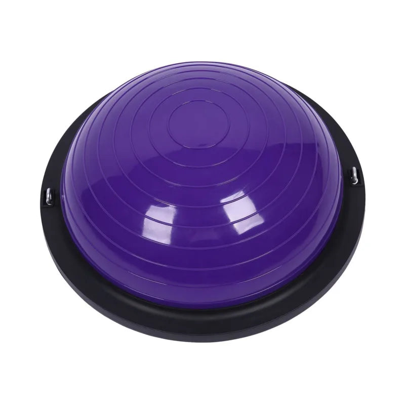 46 cm Halbierter Balanceball aus Verdicktem PVC Rutschfest und Explosionssicher für Yoga, Pilates und Fitnesstraining Kaufschwan® Lila