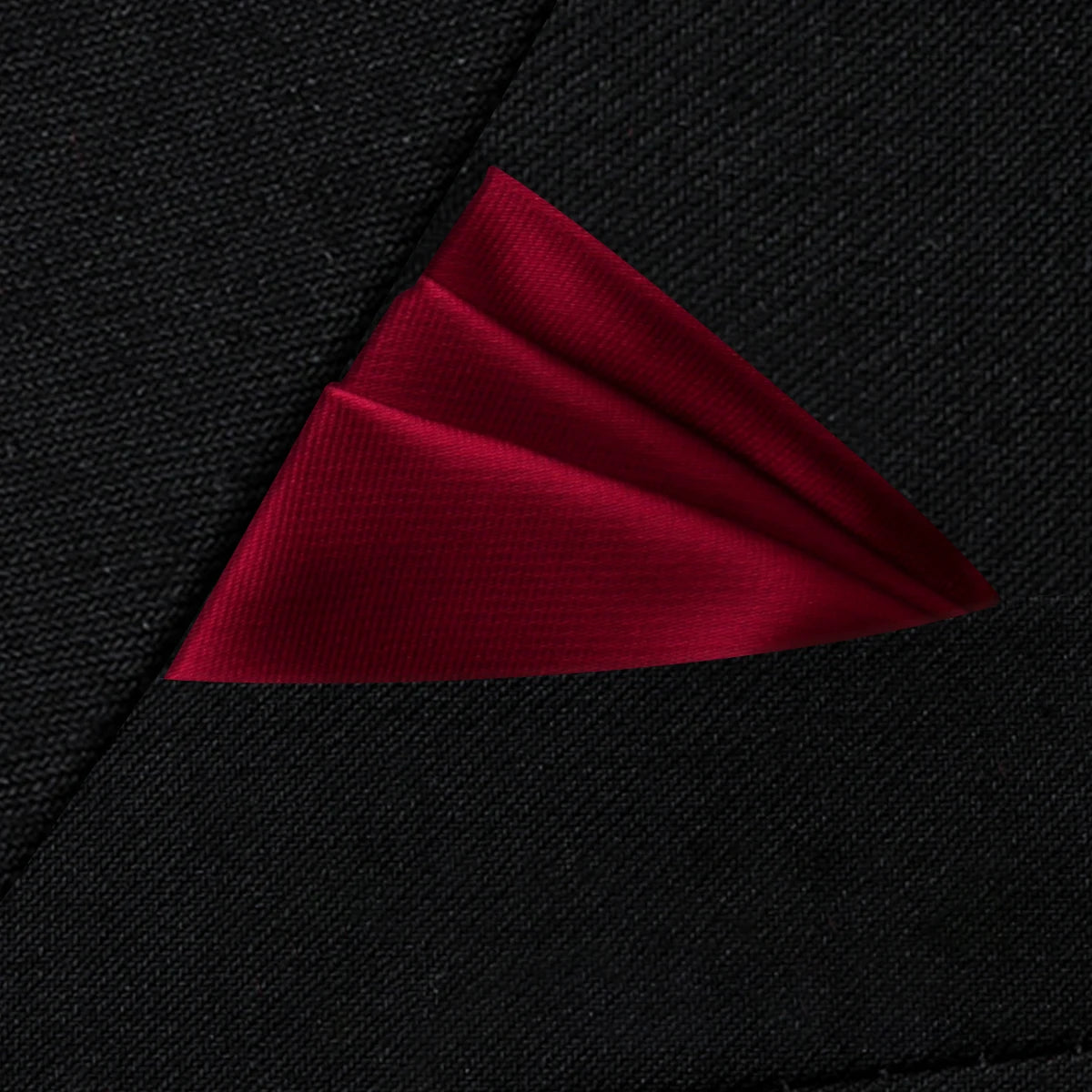 Herren Einstecktuch in Premiumqualität – Neues Design, Einfarbig oder Paisley, Schwarzes Anzug Accessoire in Vielen Farben