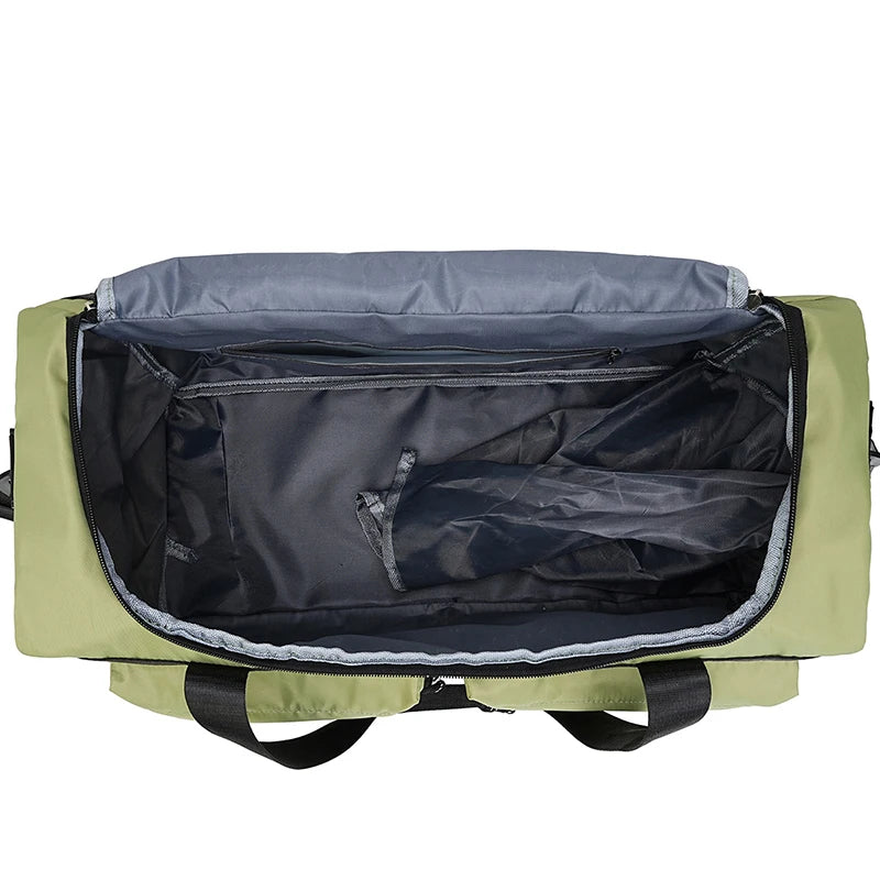Große Reisetasche mit Viel Stauraum – Carry-On Tasche mit Trocken- & Nassfach | Multifunktionale Unisex Wochenend- & Nacht Tasche Kaufschwan®