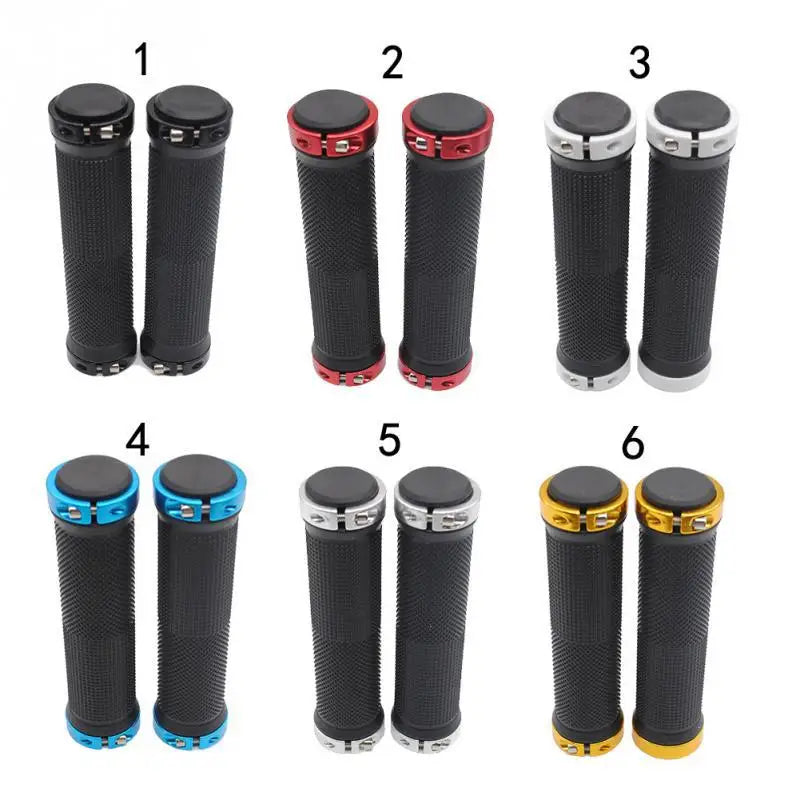 1 Paar MTB/Rennrad Lenkergriffe – Weiche Rutschfeste Gummigriffe mit Lock-On Befestigung & Bar End für Mountainbike & Rennrad Kaufschwan®