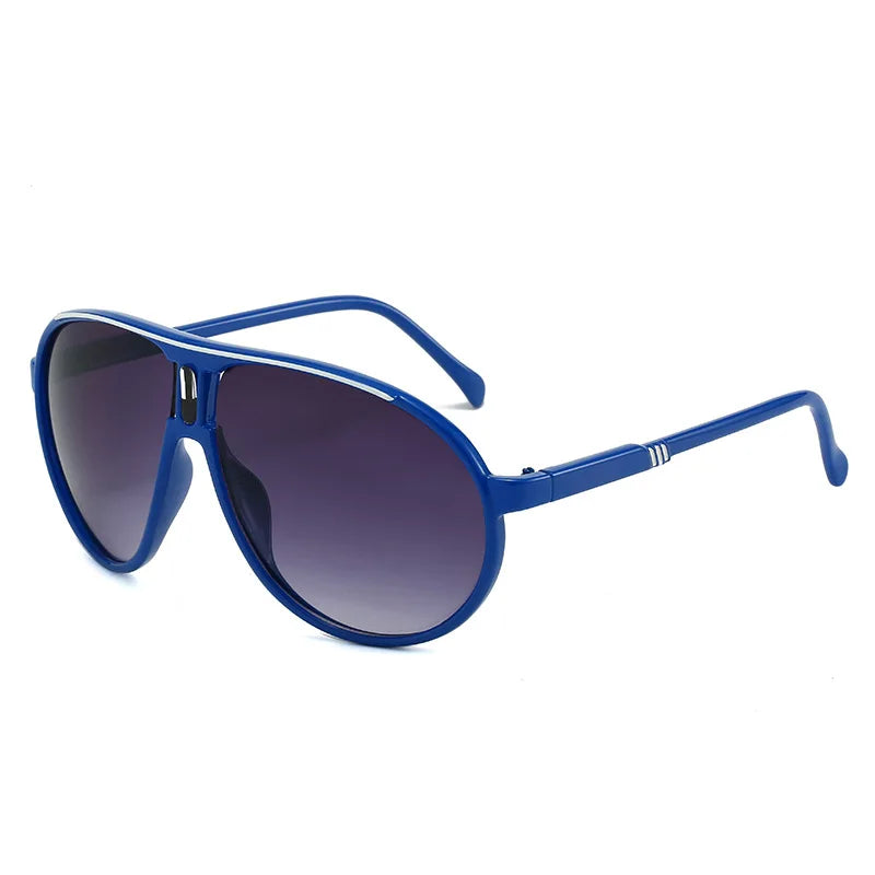 Retro Mode-Sonnenbrille – Ultraleichte UV400-Sonnenbrille zum Autofahren und für sportliche Aktivitäten im Freien, luxuriöser Stil für Herren und Damen Kaufschwan® Blau