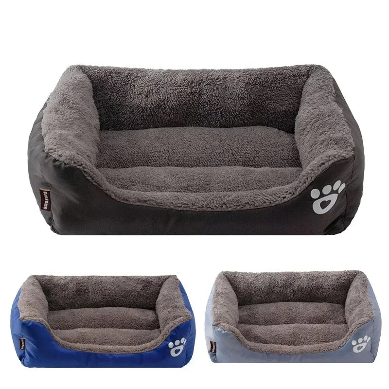 Weiches Warmes Haustierbett – Sofa Bett mit Wasserdichtem Boden für Hunde & Katzen Kaufschwan®