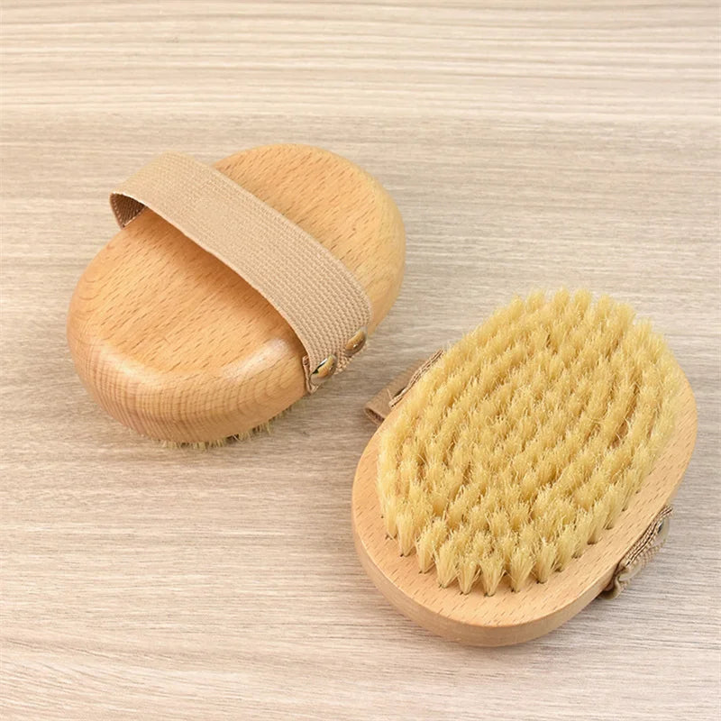 Naturborsten Körperbürste – Nass & Trocken Peeling Massage SPA Werkzeug Kaufschwan®