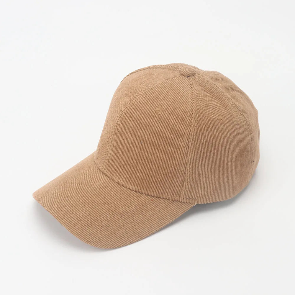 Corduroy Baseballkappe | Damen Retro Einfarbige Baseballcap | Herbst Winter Hüte für Herren & Damen | Unisex Freizeit Gebogener Schirm Kaufschwan®