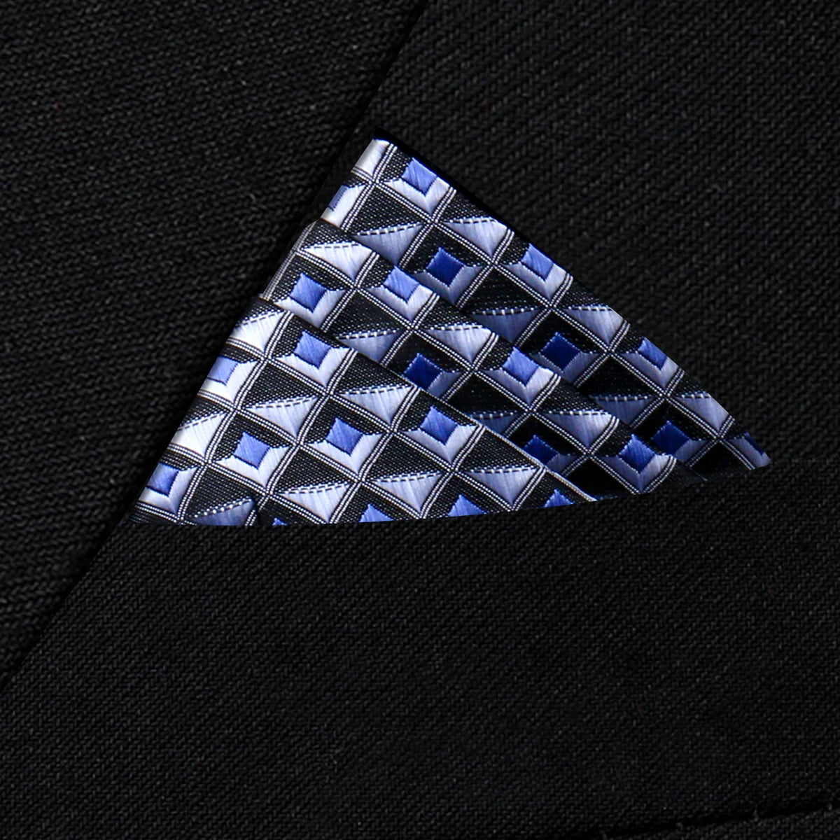 Herren Einstecktuch – Neues Design Jacquard Gewebtes Taschentuch, Braunes Anzug Accessoire für Hochzeit, Party & Formelle Anlässe Kaufschwan®