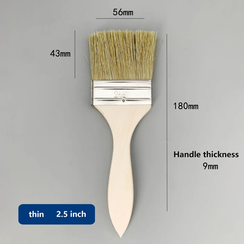 Malerpinsel mit Naturborsten – Präzisions Pinsel für Farbe, Lack & Lasur Kaufschwan® Pinsel 12 1 Stück