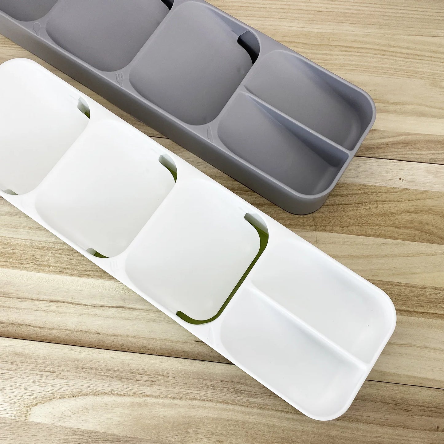 Multifunktionale Besteck Aufbewahrungsschale – Fächer Organizer für Gabeln & Löffel | Küchen Schubladen Sortierbox Kaufschwan®