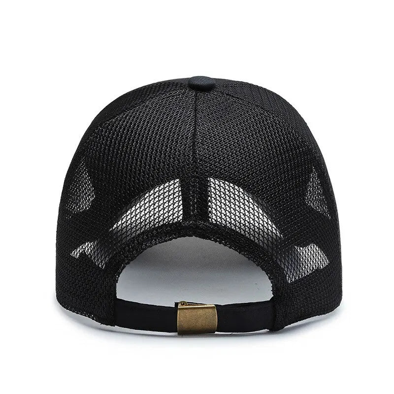 Outdoor Sport Baseballkappe | Herren Sommer Atmungsaktive Mesh-Baseballcap | Leichte Solide Farbe für Freizeit & Outdoor Kaufschwan®