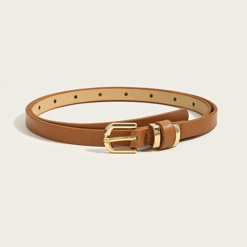 Damen Leoparden Gürtel – Schwarzer Modischer Taillengürtel aus PU-Leder | Eleganter Gürtel für Kleider & Outfits Kaufschwan® Braun 100cm