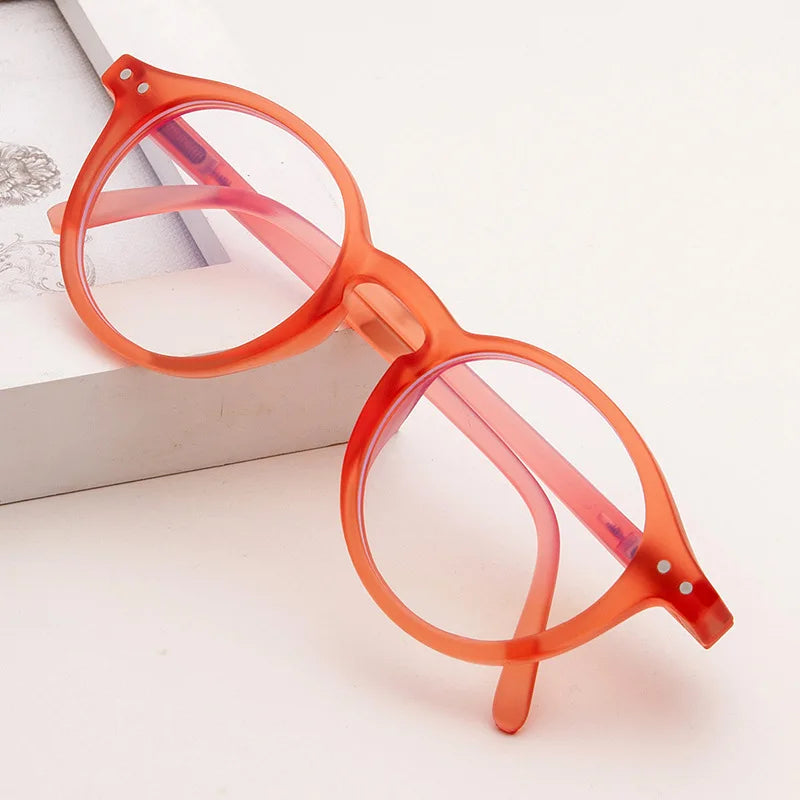 Kinder Anti-Blau-Licht Brille – Vintage Runde Fassung | Schutzbrille für Jungen & Mädchen mit Klarem Glas Kaufschwan®