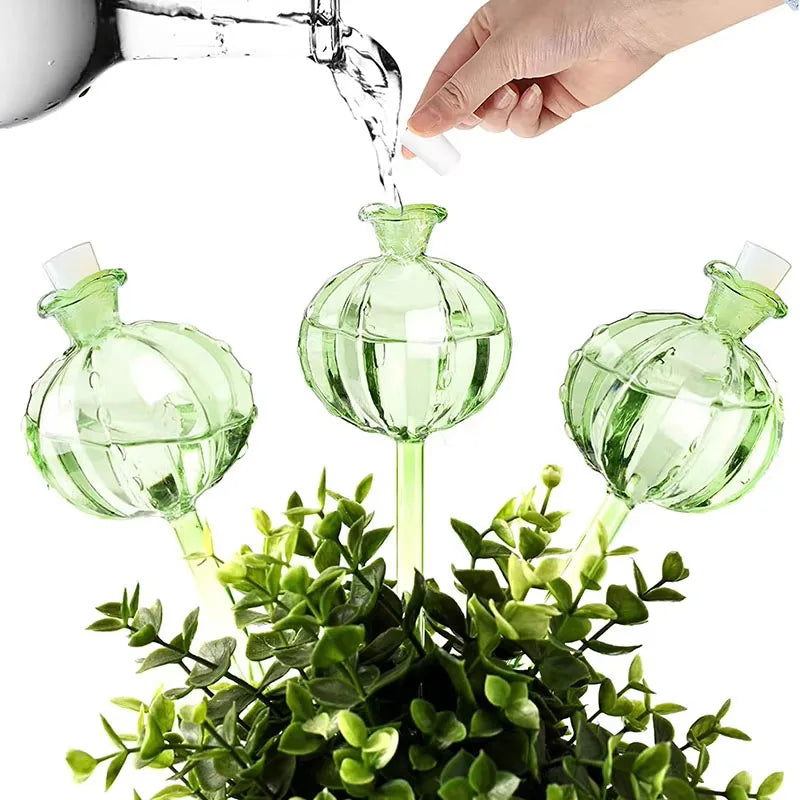 Pflanzenbewässerungs-Kugeln aus Kunststoff Glas – Automatisches Selbstbewässerungssystem | Leichtes Tropfbewässerungsgerät für Haus & Garten Kaufschwan®