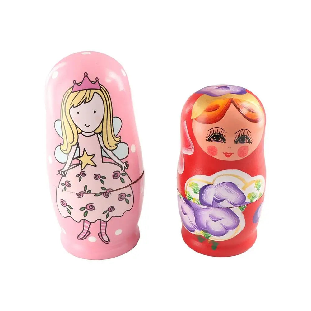 Holz-Matrjoschka – Russische Nestpuppen Set | Dekoration & Spielzeug Geschenk für Kinder Kaufschwan®