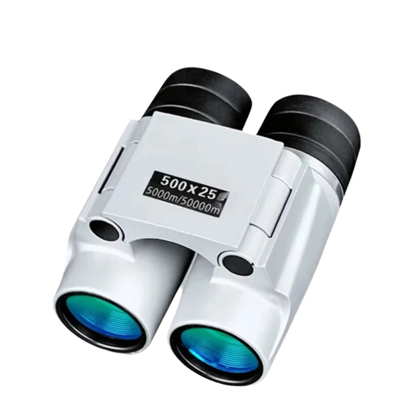 500x25 Fernglas – Leistungsstarkes HD Monokular Fernglas mit Wasserschutz für Outdoor & Weitsicht Kaufschwan® Silber