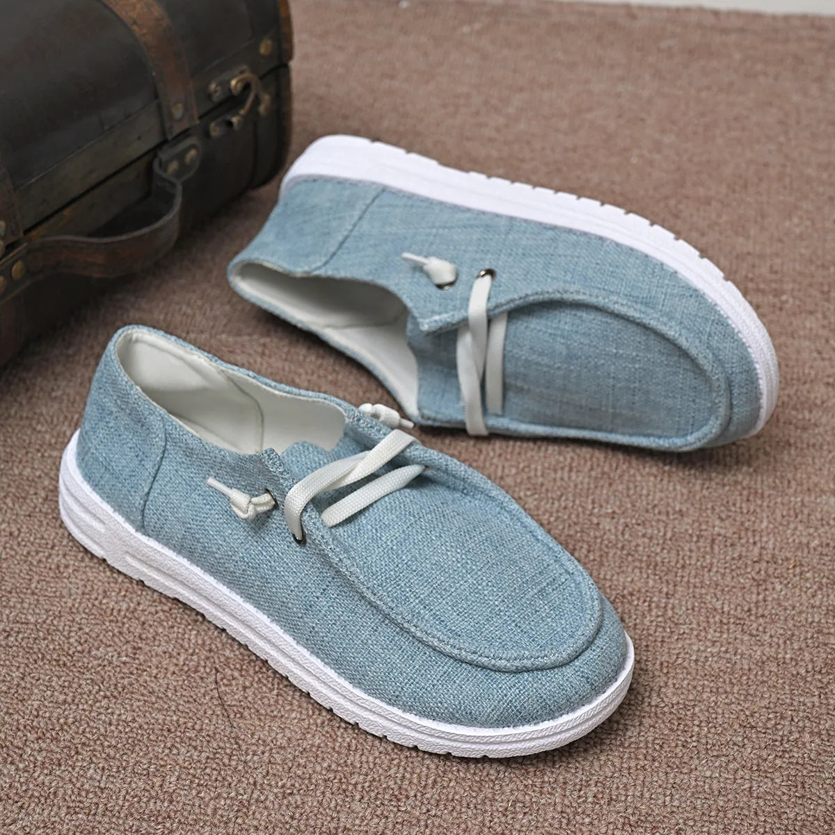 Damen Sportschuhe – Modische Flache Sneaker | Bequeme Freizeitschuhe für Jeden Tag Kaufschwan®