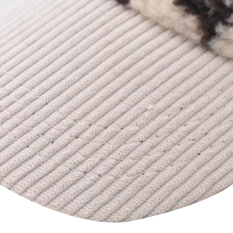 Damen Leopard Print Baseballkappe | Modischer Gebogener Schirm Baseballcap | Verstellbarer Riemen für Sonnenschutz Kaufschwan®