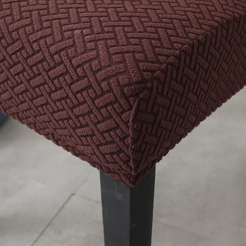 Elastischer Esszimmer Stuhlbezug – Dehnbarer Dicker Jacquard Küchenstuhl Überzug für Esszimmer, Hotel, Hochzeit & Bankett Kaufschwan®