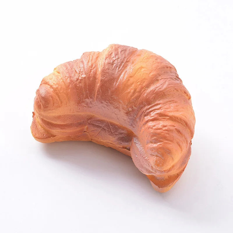 Squishy Lebensmittel-Simulationsspielzeug – Langsam Aufgehende Donut-, Croissant-, Brötchen-, Toastbrot-, Waffel- & Baguette-Knautschspielzeuge