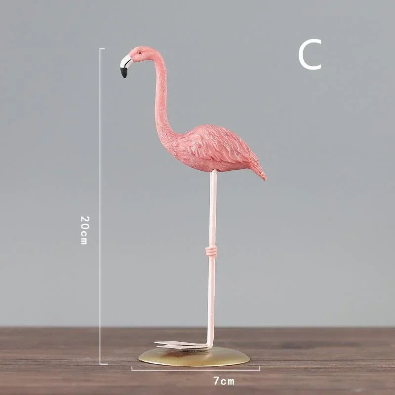 Kreative Flamingo Resin Figur – Cartoon Desktop Dekoration im INS Stil für Wohnzimmer und Schreibtisch Kaufschwan®