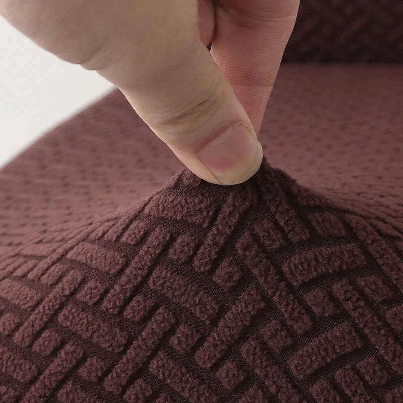 Elastischer Esszimmer Stuhlbezug – Dehnbarer Dicker Jacquard Küchenstuhl Überzug für Esszimmer, Hotel, Hochzeit & Bankett