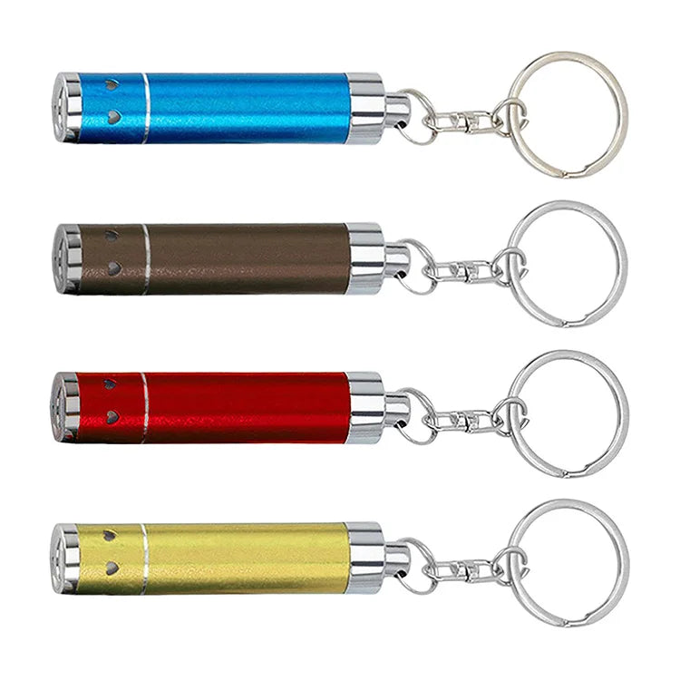 30 Stück Personalisierte LED-Schlüsselanhänger Taschenlampen – Mit Firmenlogo | Superhelle Mini-Leuchte für Werbung & Events Kaufschwan®