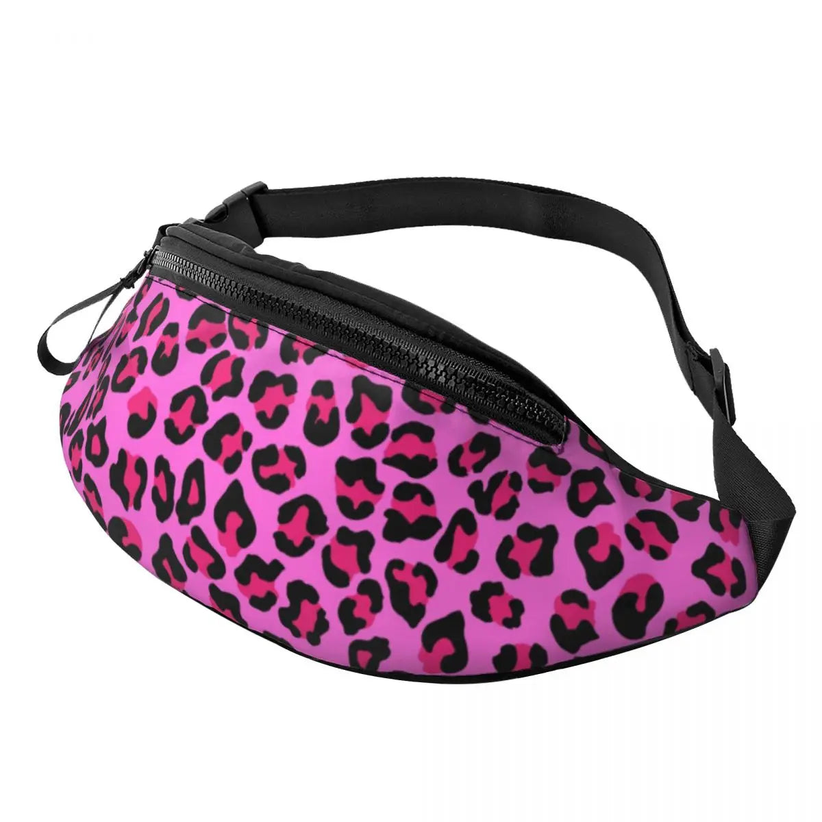 Leopardenmuster Gürteltasche – Unisex Hüfttasche | Cheetah Print Crossbody Bag für Laufen, Reisen & Handy