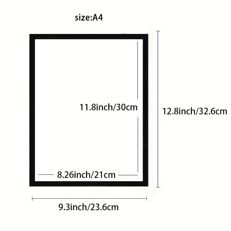 Magnetischer Bilderrahmen Set – Wiederverwendbarer Kunststoffrahmen für Wanddekoration Kaufschwan®