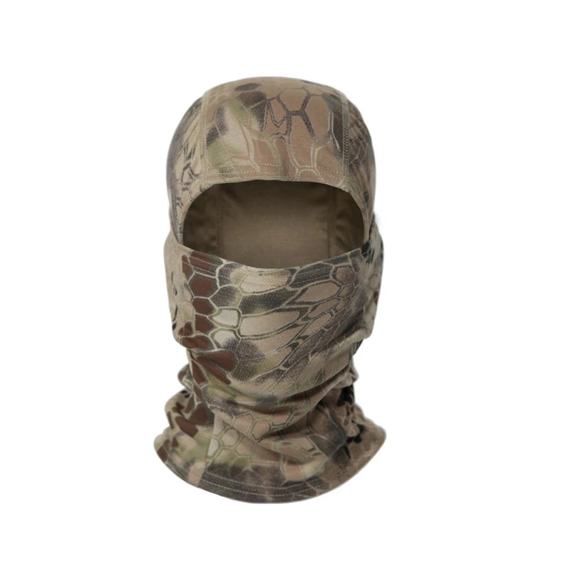 Camouflage Balaclava Mütze – Vollgesichtsmaske für Radfahren & Outdoor Sport | Skimaske Motorrad Helm Unterziehmütze