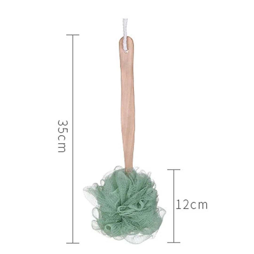 Holzgriff Badebürste – Weicher Mesh Rückenreiniger & Peeling Duschkörper Bürste Kaufschwan®