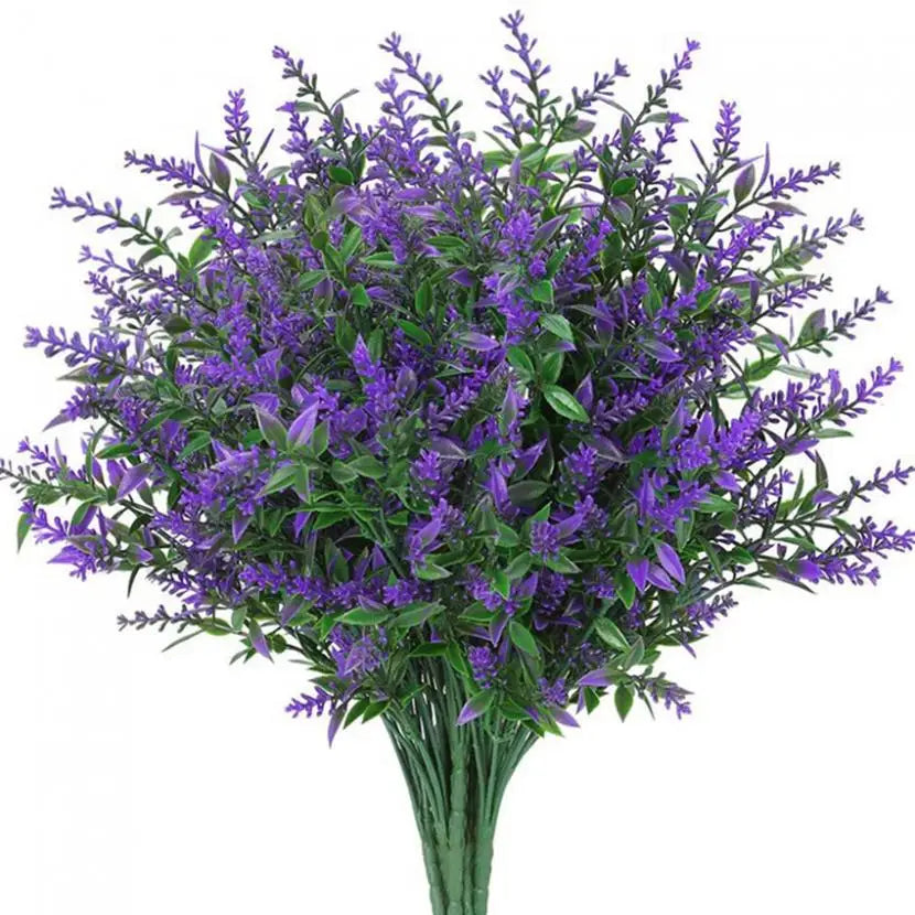 Künstliches Lavendelgras aus Kunststoff – Kunstblume für Hochzeit, Zuhause, Garten & Vasen Dekoration | DIY & Fotorequisiten Kaufschwan®