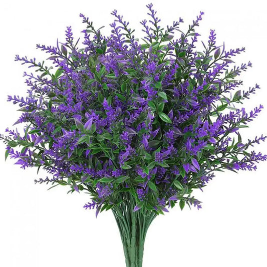 Künstliches Lavendelgras aus Kunststoff – Kunstblume für Hochzeit, Zuhause, Garten & Vasen Dekoration | DIY & Fotorequisiten Kaufschwan®
