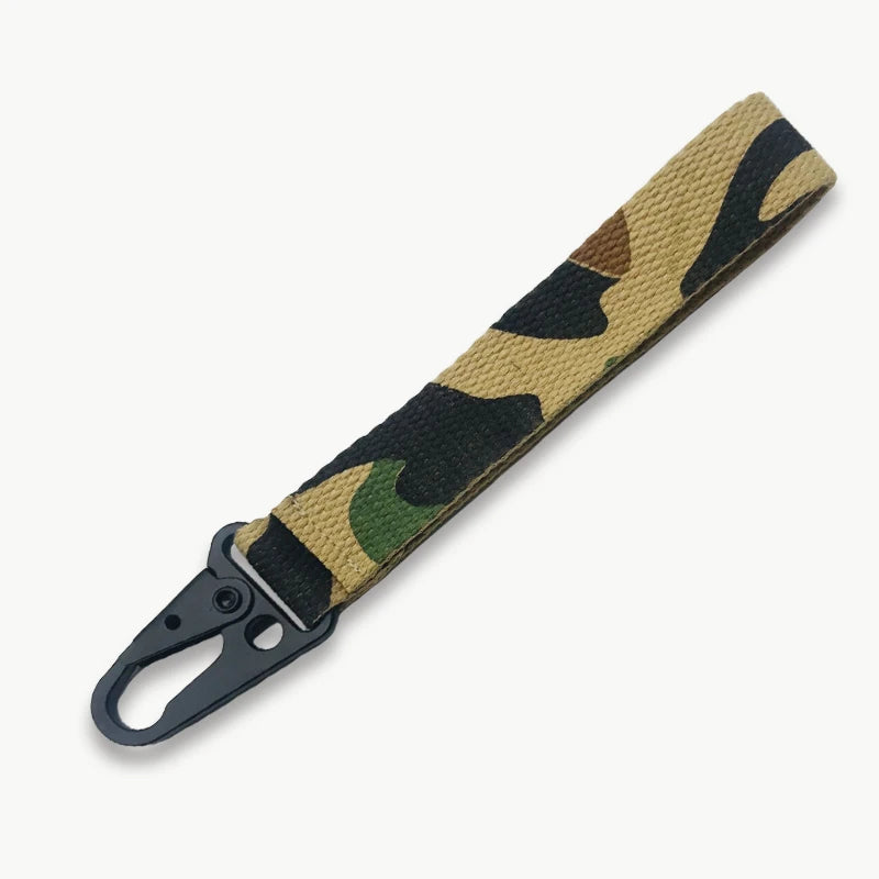 Personalisierter Schlüsselanhänger fürs Handgelenk – Mit eigenem Text oder Logo | Lanyard mit Clip für Auto & Motorrad, Unisex Design Kaufschwan®