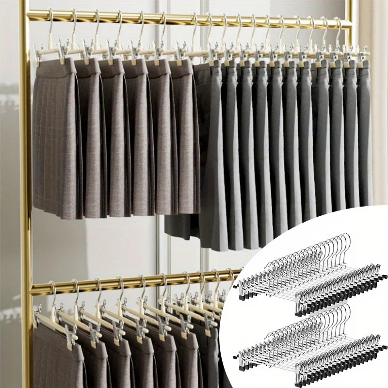 Kunststoff Anti Rutsch Kleiderbügel – Dicke Nahtlose Kleiderhalter für Zuhause und Wohnheim Kaufschwan®