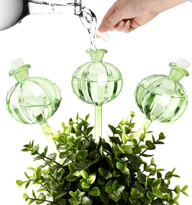 Pflanzenbewässerungs-Kugeln aus Kunststoff Glas – Automatisches Selbstbewässerungssystem | Leichtes Tropfbewässerungsgerät für Haus & Garten Kaufschwan®