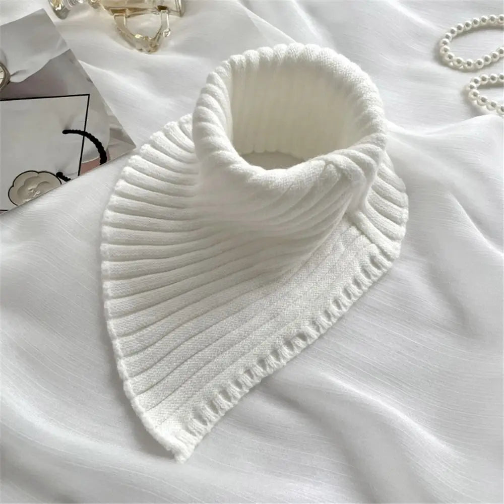 Abnehmbarer Winter Schal – Winddichter Gestrickter Fake Rollkragen für Damen | Warmer Halswärmer für Kaltes Wetter Kaufschwan®